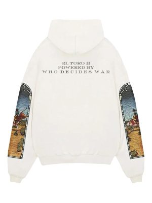 EST White hoodie Gee Stained Glass