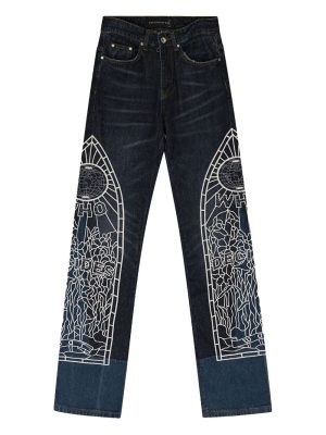 embroidered who decide war jeans
