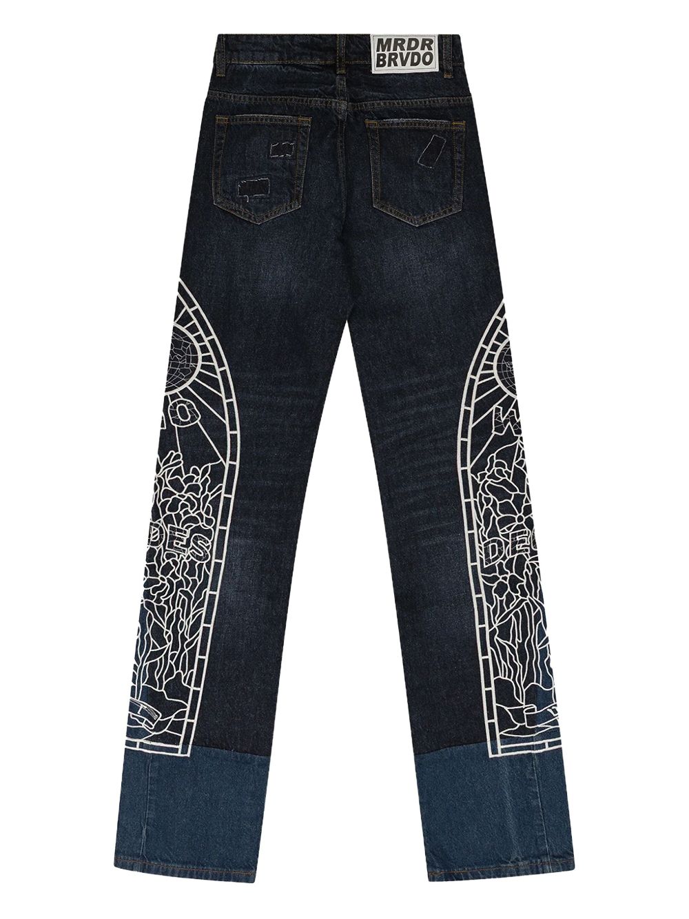 embroidered who decide war jeans embroidered who decide war jeans