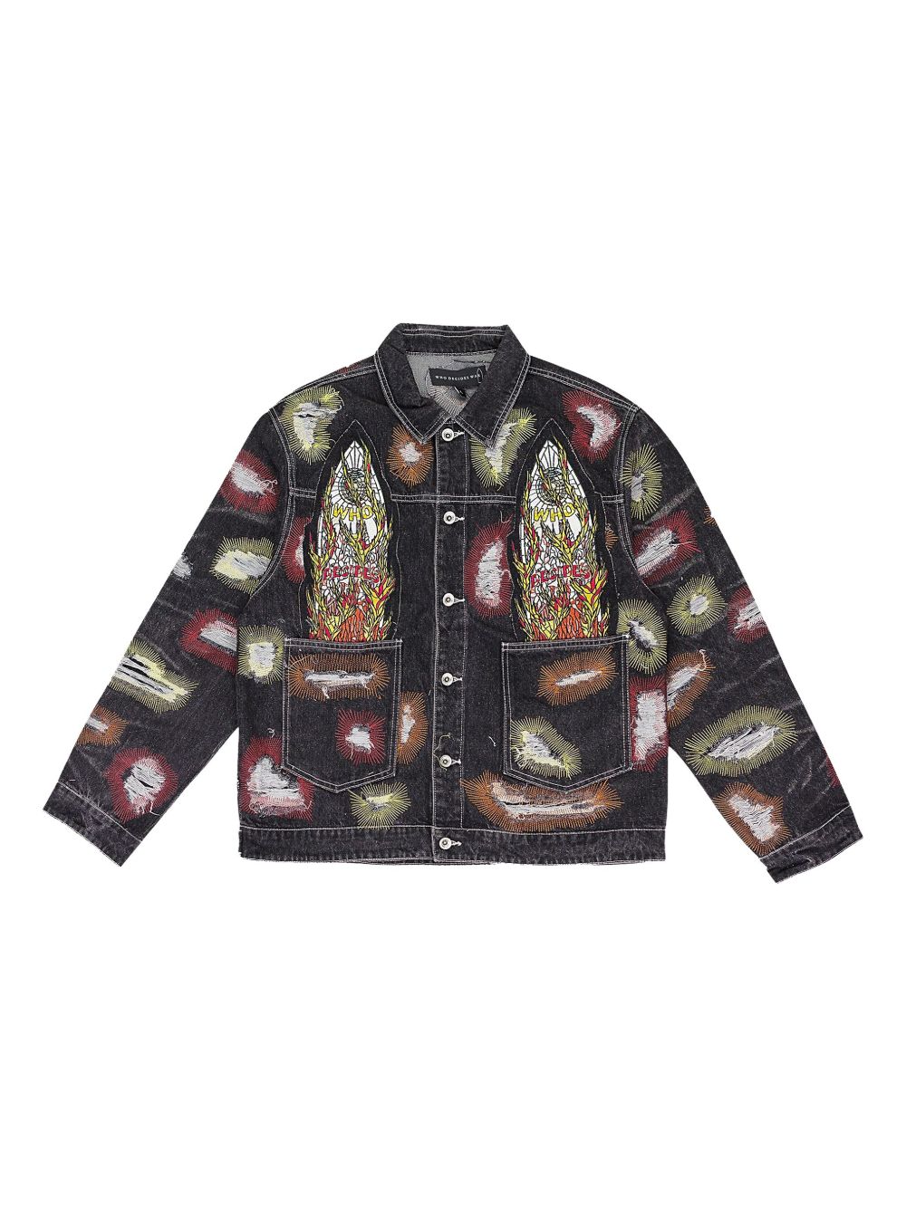 jacket embroidery trucker jacket embroidery trucker
