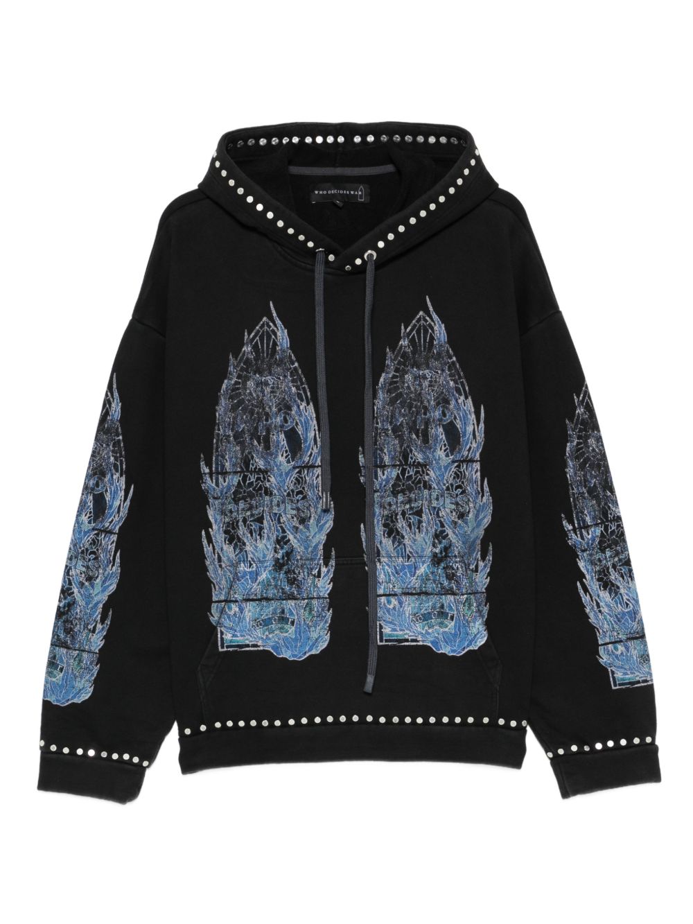 graphic print who deside war hoodie graphic print who deside war hoodie