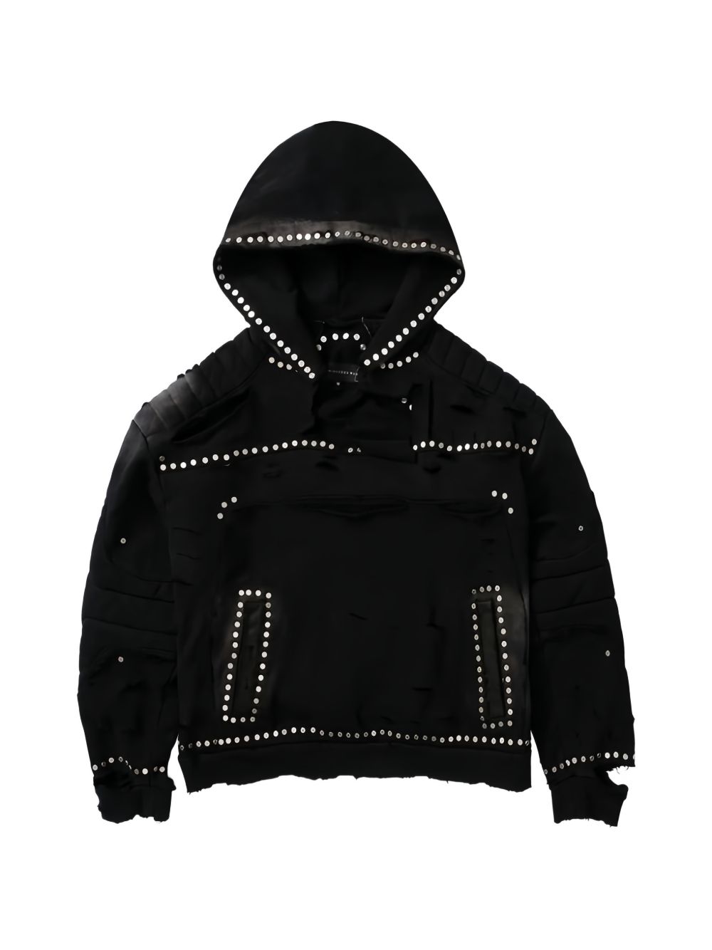 studded who deside war hoodie studded who deside war hoodie