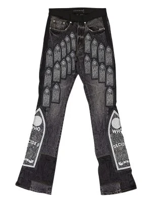 patched who decide war jeans