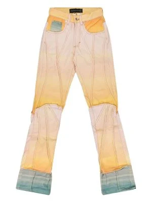 Sunset panelled who decide war jeans