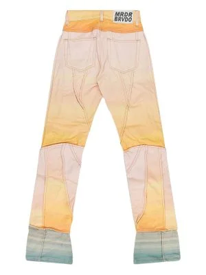 Sunset panelled who decide war jeans