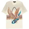 graphic who decide war print T shirt