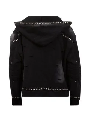 studded who deside war hoodie